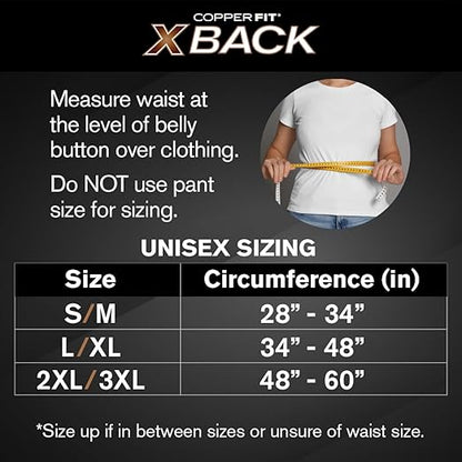 Copper Fit X-Back Brace