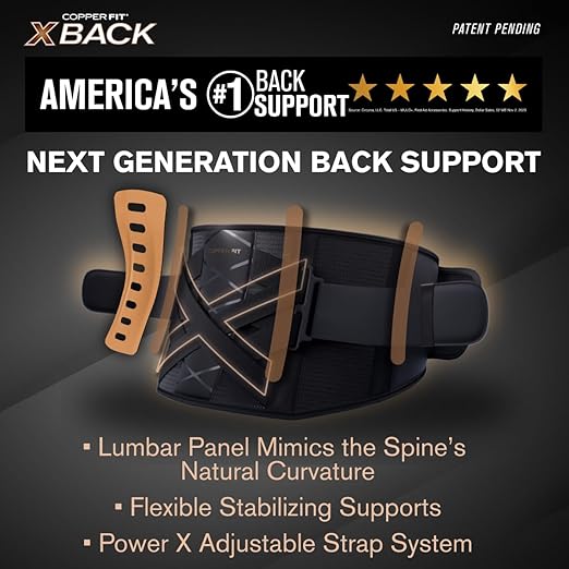 Copper Fit X-Back Brace