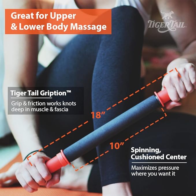Tiger Tail 18in Massage Stick Portable Roller