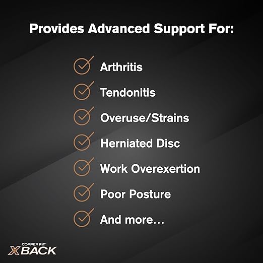Copper Fit X-Back Brace