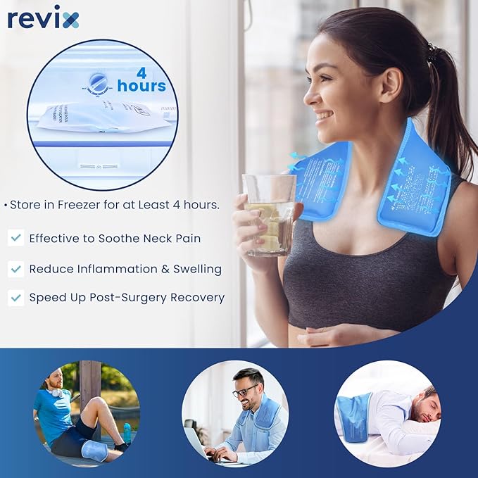 REVIX Neck Ice Pack Wrap