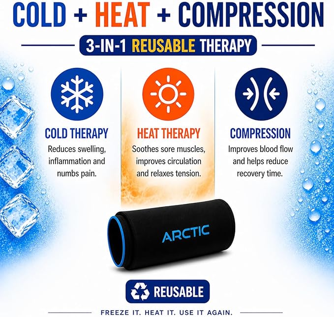 2 Pack - Premium Cold Therapy Compression